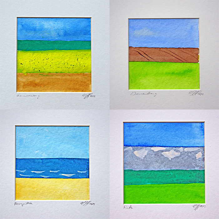 abstrakte Landschaften